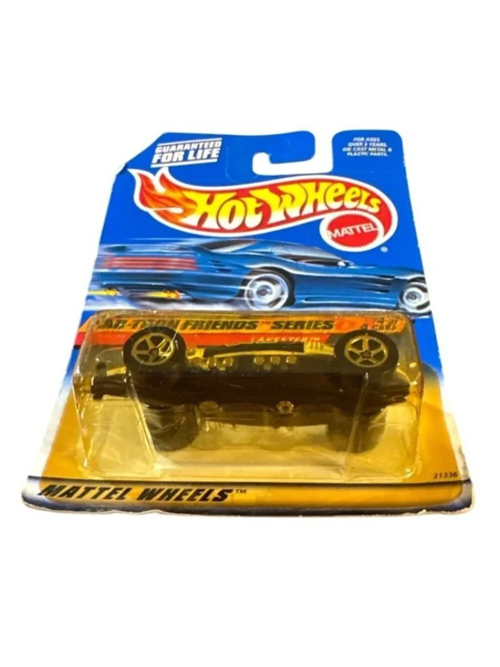 Vintage Die Cast Hot Wheels Mattel 1999 Car-Toon Friends Series 4/4 Lakester Car